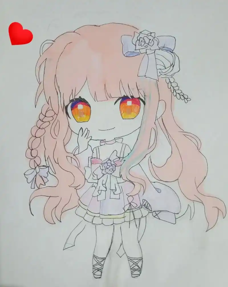 动漫人物绘画#爱画画的小朋友 #给生活多一点快乐  - 抖音