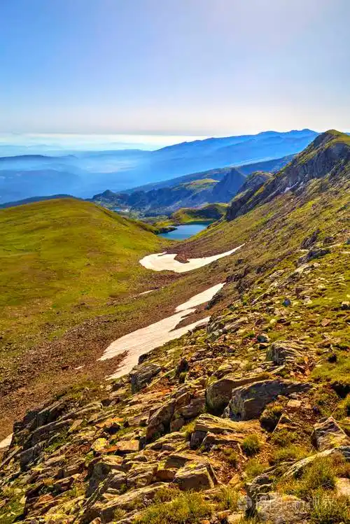 美丽的风景在高山