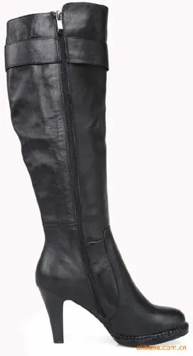 卡纷迪新款10d46b-23牛皮时尚高跟防水台长靴