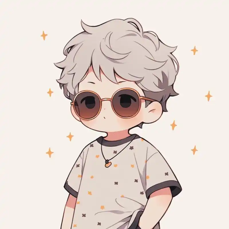 qq人# #q版人物# #q版# #同人图# #ai绘画# #漫画头像# #可爱头像