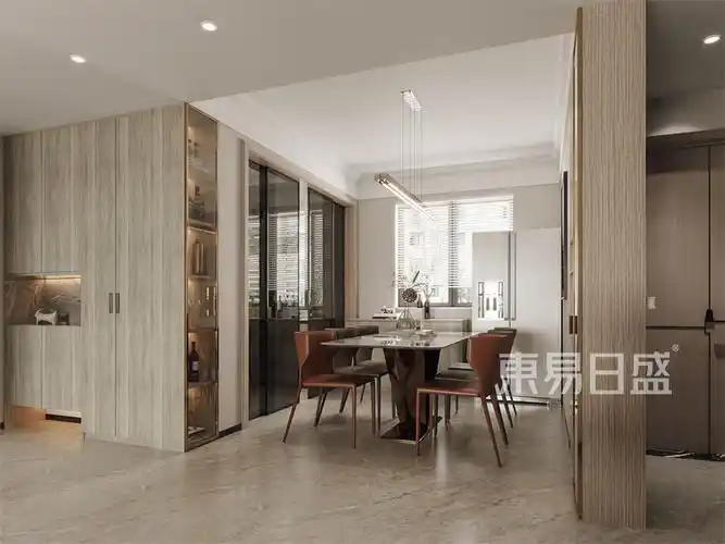 双利城央府126㎡现代风格装修效果图