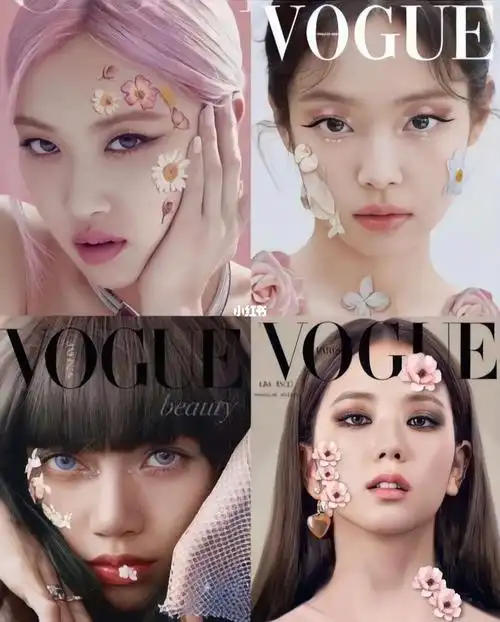 blackpink全员vogue杂志封面