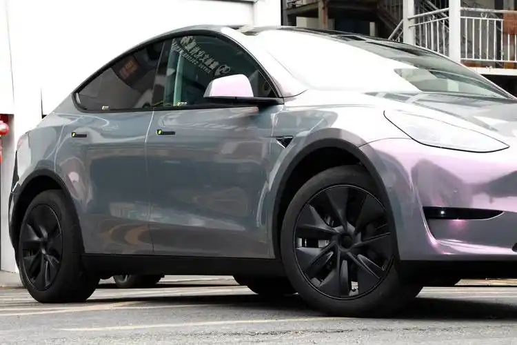 特斯拉y改色face guard 星空灰魅影_搜狐汽车_搜狐网