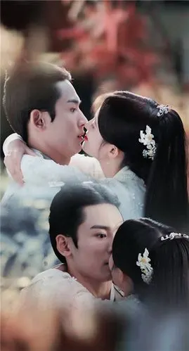 西芹cp鞠婧祎张哲瀚接吻古装图片明星