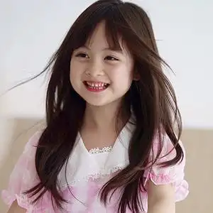 儿童空气刘海假发