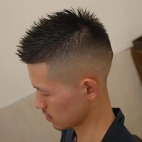 男士寸头可以说是一种不挑年龄的发型,利落有型还精神,年轻男士可以