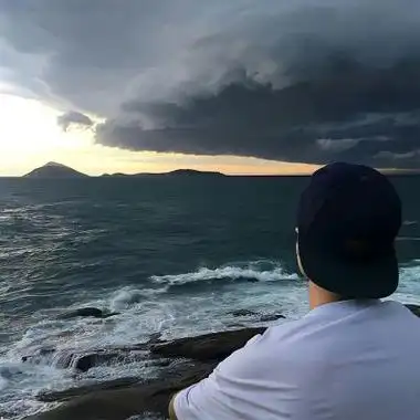 好看的男生看风景背影高清男头 有意境的伤感孤独成熟男生头像_男生