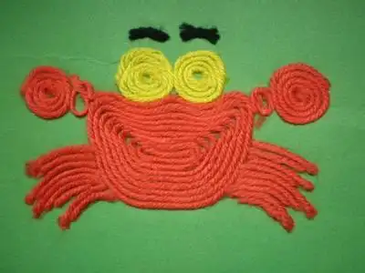 用线做的幼儿手工平面图