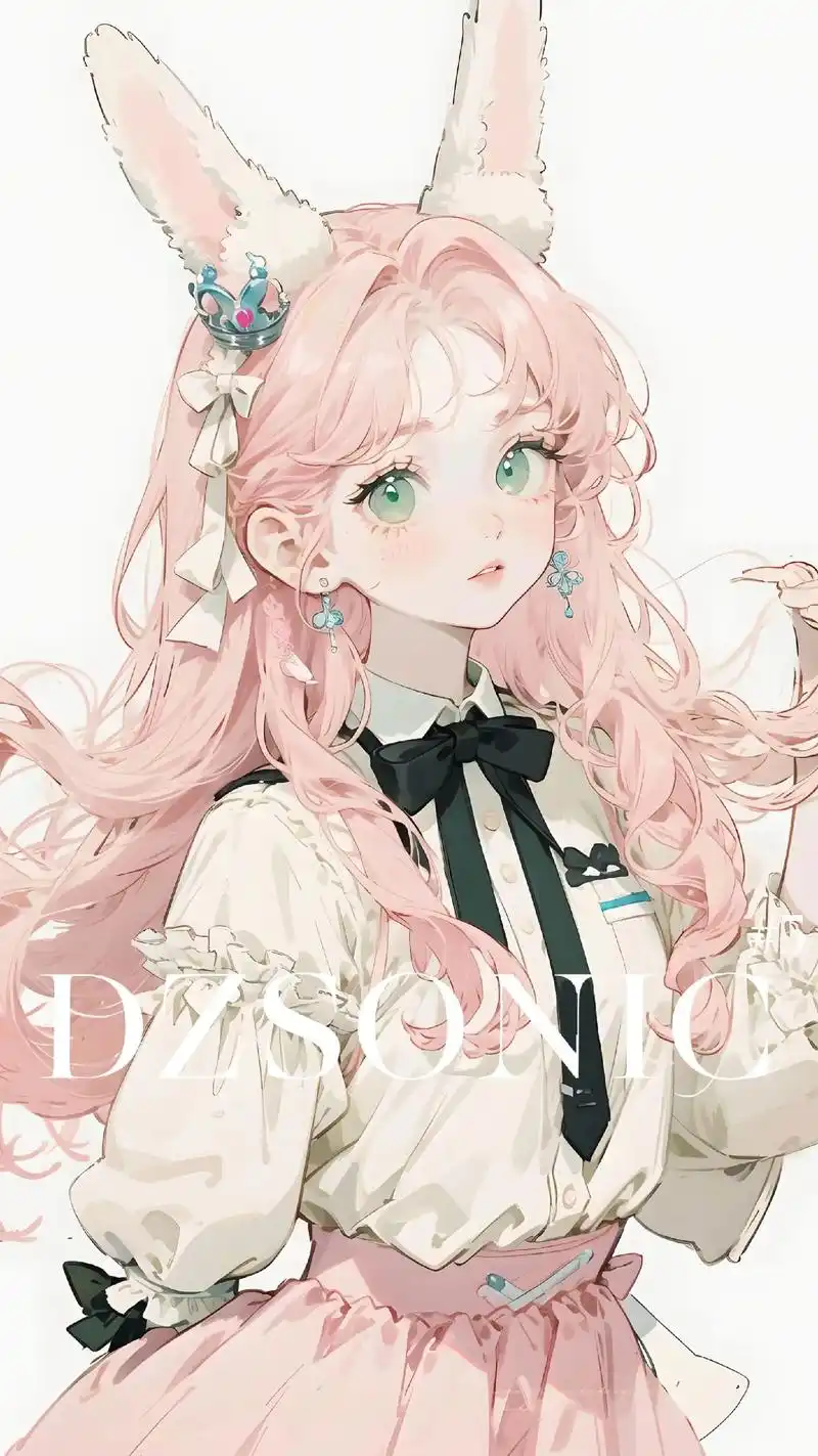 女生头像‖萌萌哒兔耳少女.#动漫女头 #二次元 #好看的头像 - 抖音