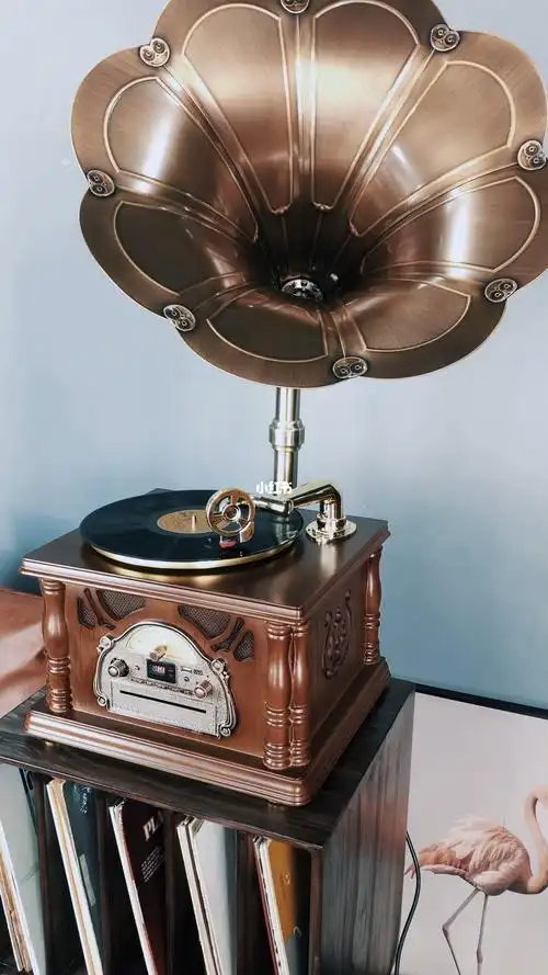 梵珐尼黑胶唱片机多功能复古留声机