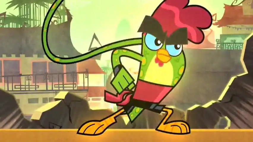 功夫鸡:鸡仔拿到金蛋,变身的瞬间太酷了,这下好看了-动漫视频-搜狐