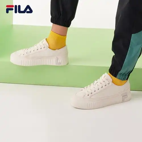 fila斐乐乐帆布鞋男鞋2021夏季新款板鞋低帮帆布鞋