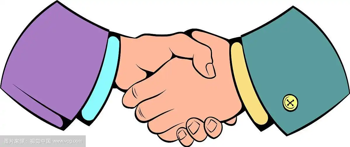 握手图标卡通
