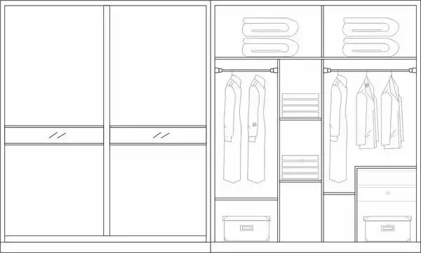 定制衣柜如此设计不用担心卧室空间了
