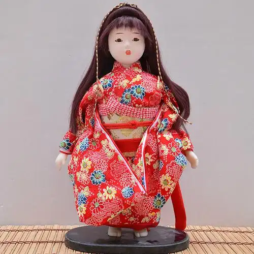 日式工艺日本市松人形五月人形日本人偶娃娃节日创意礼品装饰摆件