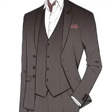 高大西装男漫画头像 男生头像图片大全 -【爱个性】