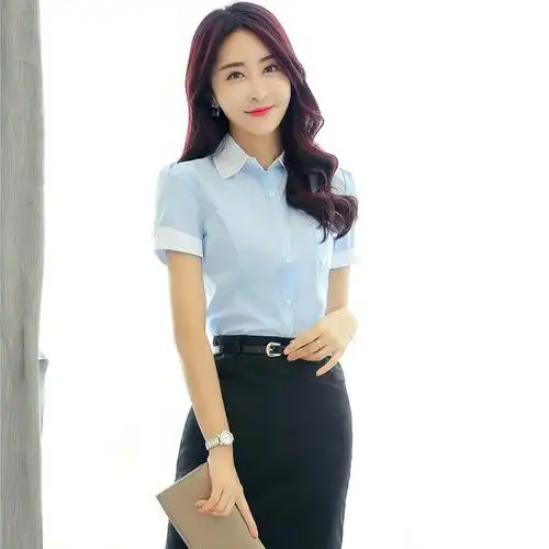 职业套装女夏装显瘦工作服