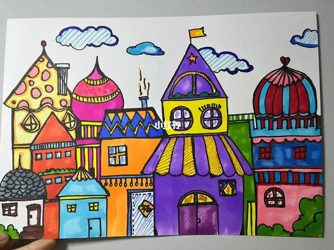 儿童画  #美术老师  #建筑作品集  #建筑设计