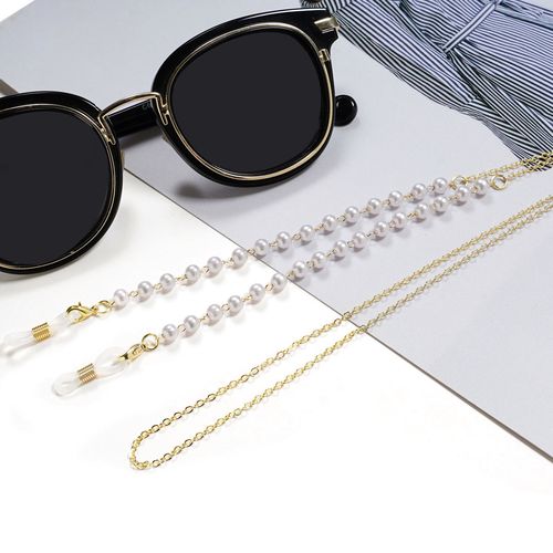 眼镜链女网红挂脖眼镜链条 金属潮人时尚防滑挂绳墨镜带链子