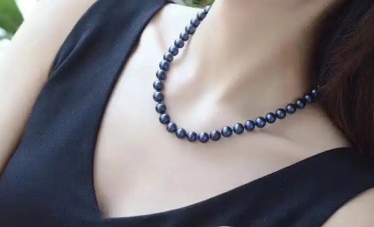 爱迪生黑珍珠项链