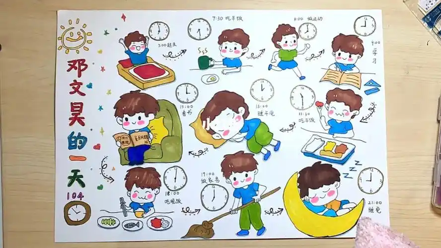 我的一天时间表