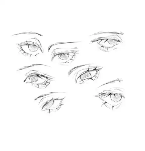 给大家分享一期不同角度的眼睛绘画98#二次元新鲜事##私密教学漫画