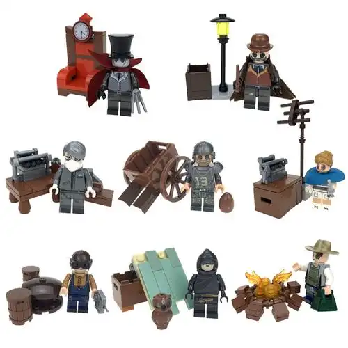 兼容乐高第五人格玩具积木全套人仔监管者杰克求生者入殓师密码机男