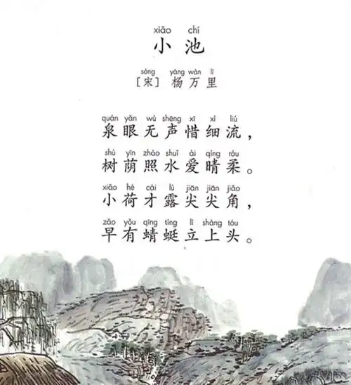 《小池》杨万里