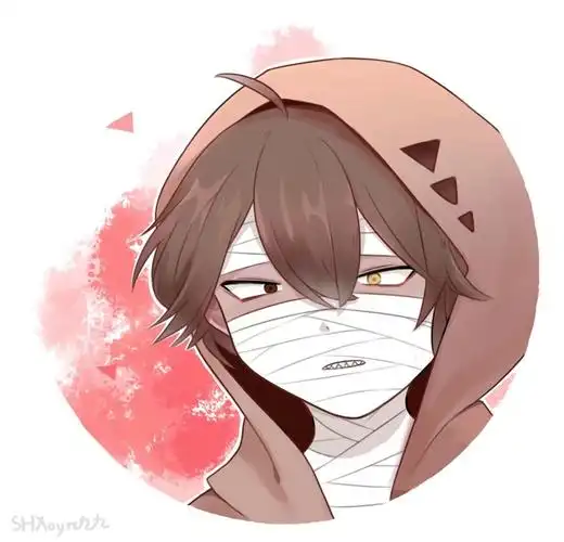 大头/棕头发/短发/男生/血/呆毛/靠谱的成年男性/绷带/凶/扎克/by sh