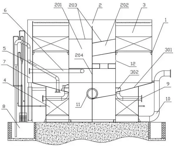 一种矿井水一体化净水器
