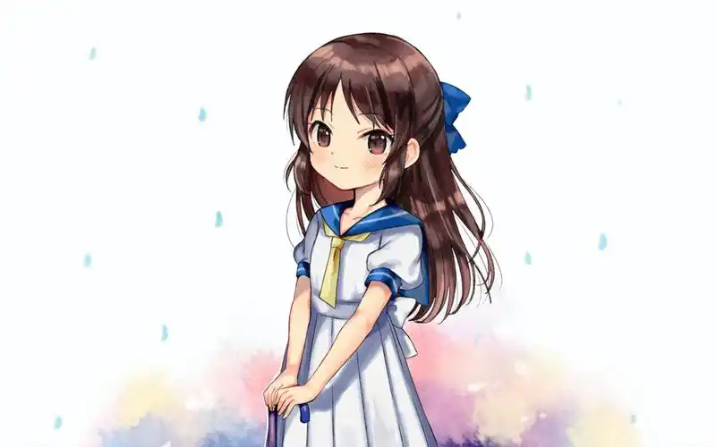 可爱萌系的动漫萝莉桌面壁纸