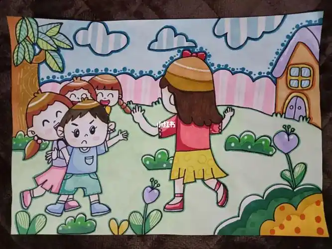 老鹰捉小鸡主题画做游戏