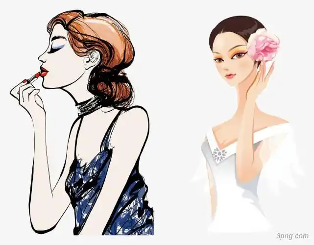 标签:梳妆打扮梳妆打扮美女涂口红卡通美女戴花的美女修饰圆形的梳妆