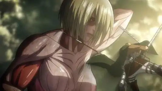 但在途中遇到了女巨人,而她的真正身份竟然是女兵阿尼.