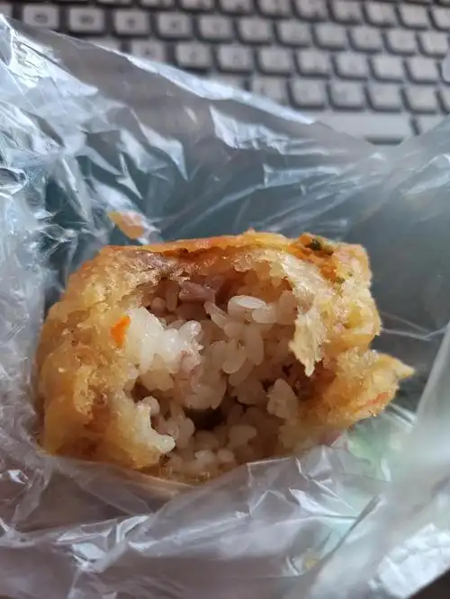 好久没吃的油炸糯米饭团