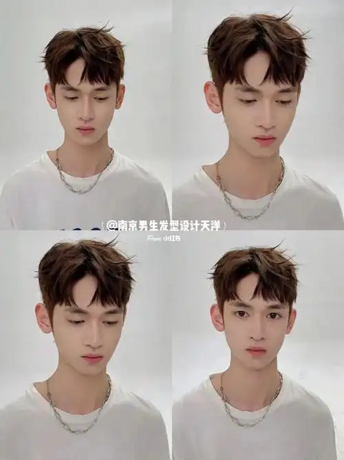 韩式微分括号刘海,学生党最适合的发型之一,回头率超高男生碎盖烫烫