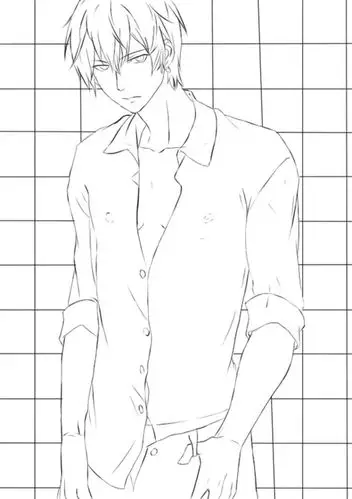 线稿,黄濑凉太,帅