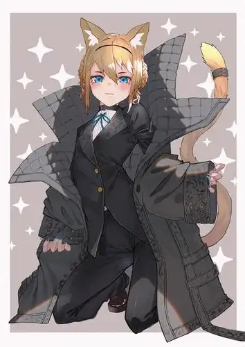 动漫美图:利落笔挺,二次元西装小姐姐插画特辑