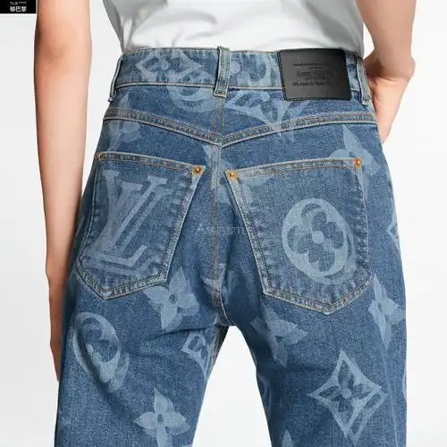 【包邮包税】 lv路易威登 21年秋冬 女士 休闲裤 jean taille mi