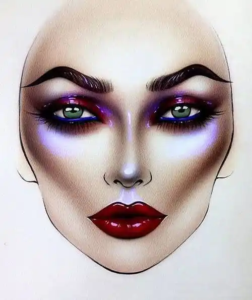 化妆师宝宝有福了画在脸上的美人图超惊艳