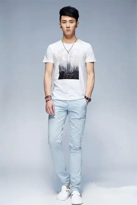 夏季休闲男装搭配图片