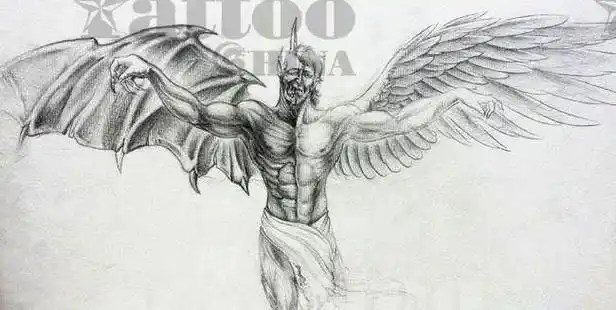 求一个人一半是天使一半是恶魔的动漫图片