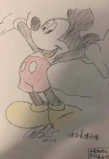 四川12岁男孩手绘铅笔画感恩救命医生