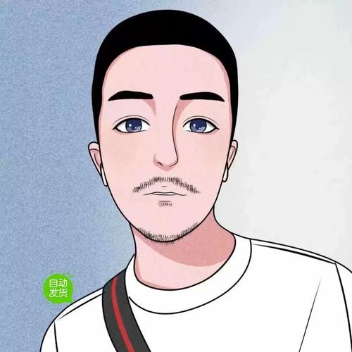 头像 图片 男  卡通头像  动漫手绘 头像 自动发货  短发气质男生