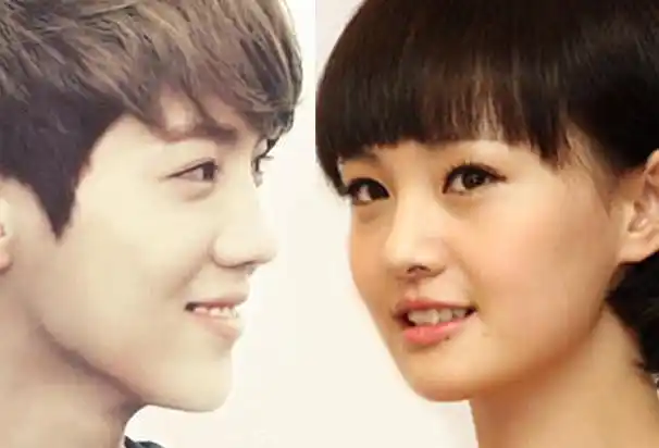 【图】鹿晗女朋友郑爽吻照曝光 两人已经同居半个月