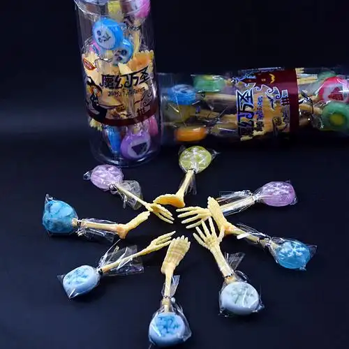 创意鬼爪造型万圣节糖果 混合水果味10支装商超学校恐怖搞怪礼物