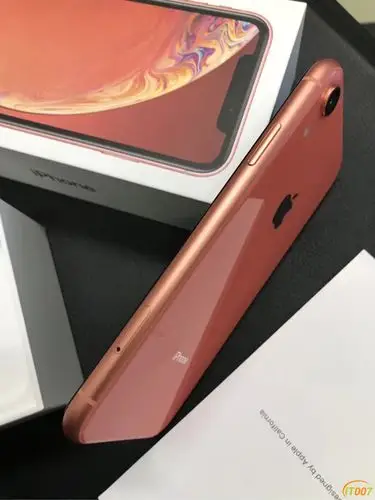 手机通讯iphonexr128g国行全网双卡珊瑚色准新全套20181125激活5799