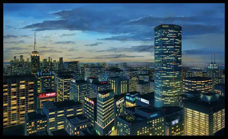 都市|ロモン的城市插画图片