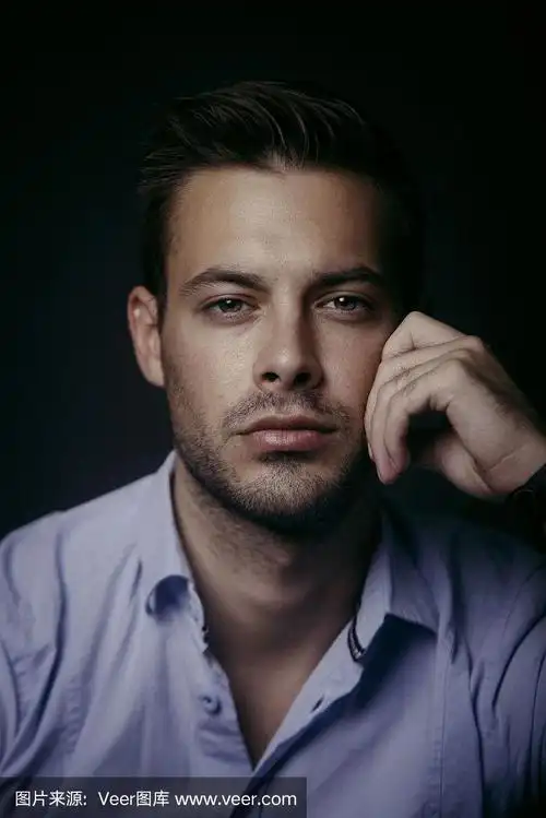 一个漂亮男人的大头照