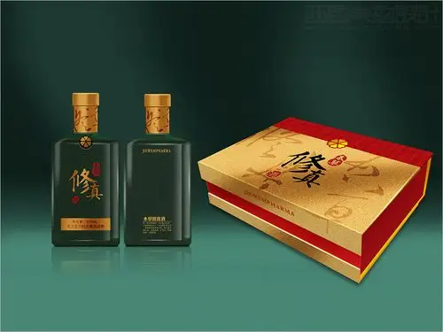 京卫药业本草修真药酒包装设计